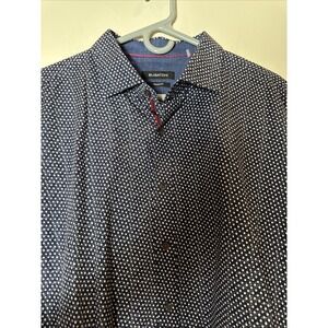 Size 2XT - Men's Bugatchi Button Down Classic Fit  Cotton Dress Shirt